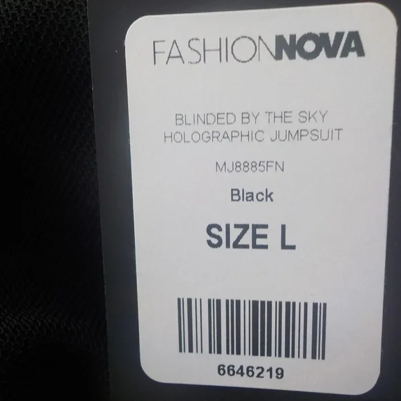 Sexy Blk Skinny JumpSuit - Picture 11 of 12